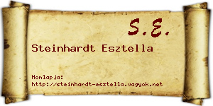 Steinhardt Esztella névjegykártya